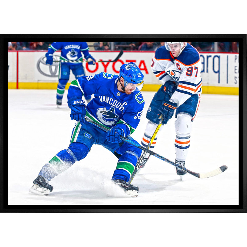 Henrik Sedin 20 x 29 Canucks de Vancouver, toile encadrée