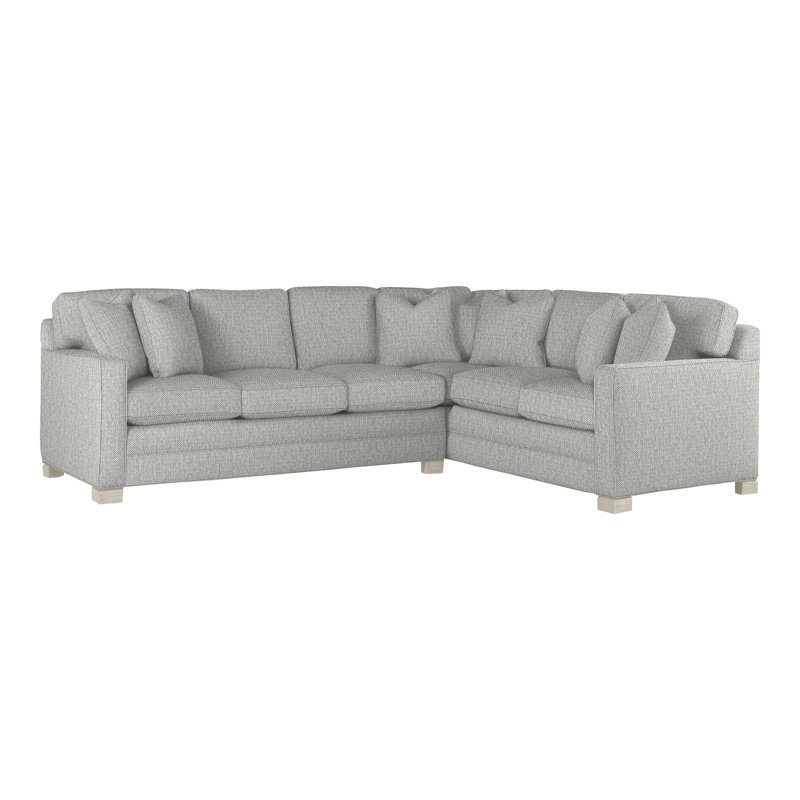 Hillcrest Upholstered L-Shaped Sectional Reversible, Tarbee Dove, Wrenn