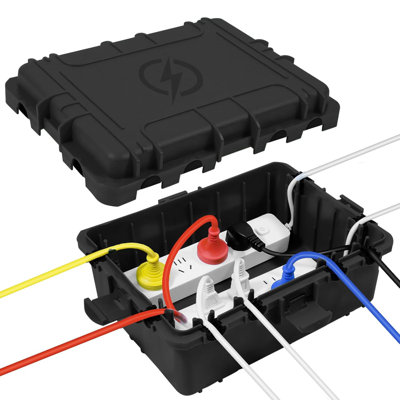 Grande boîte électrique extérieure imperméable, couvercle de cordon d'extension IP54