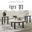 Table Bibiane, ensemble de 3