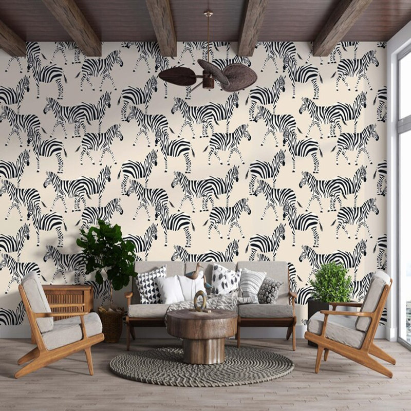Urban Safari: Zebra Whispers, L 108 po x l 96 po