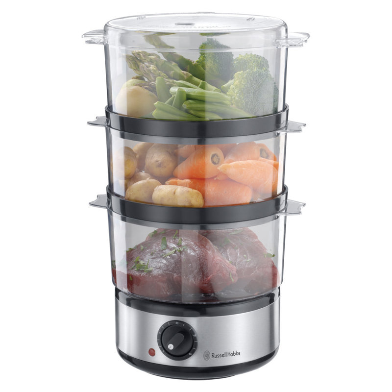 Russell Hobbs Food Collection 3 Tier Steamer 7L