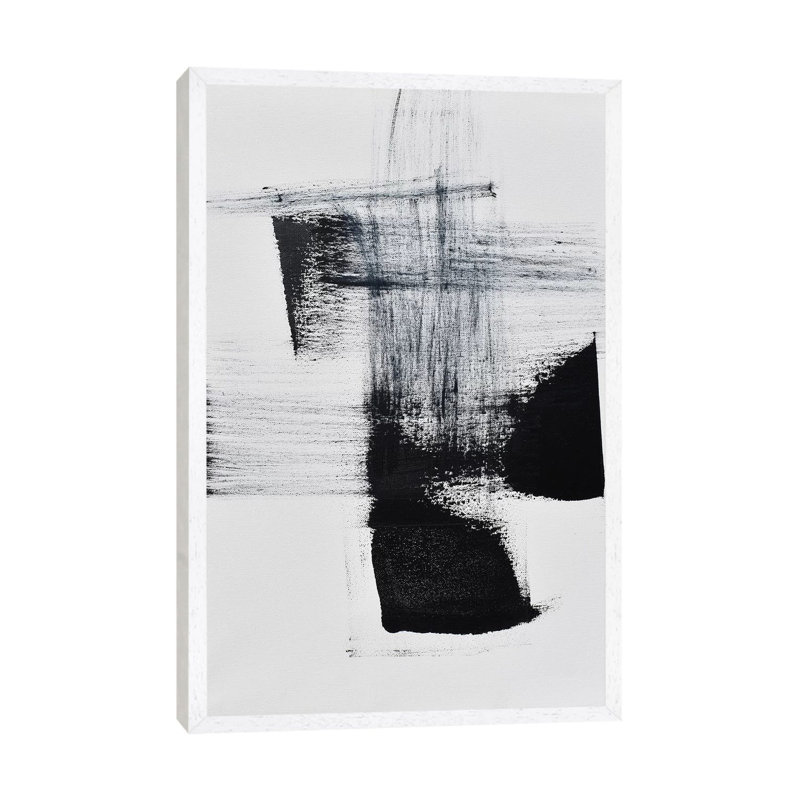 Barely Holding On To Smoke II by Christian Klingeler - Print on Canvas, 66.04cm H x 20.32cm W x 3.81cm D, White Framed Canvas