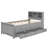 Platform Bed With Storage Headboard-1450755361