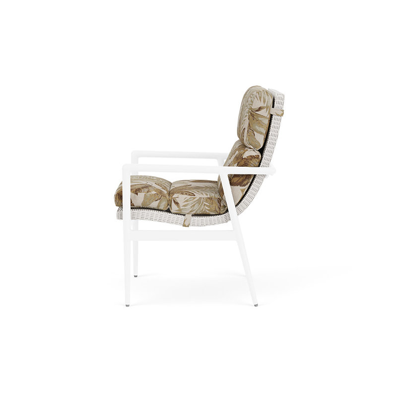 Cascade Outdoor Dining Armchair, Botanic Willow, White