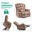 Ellea Upholstered Heated Massage Chair-1971396602