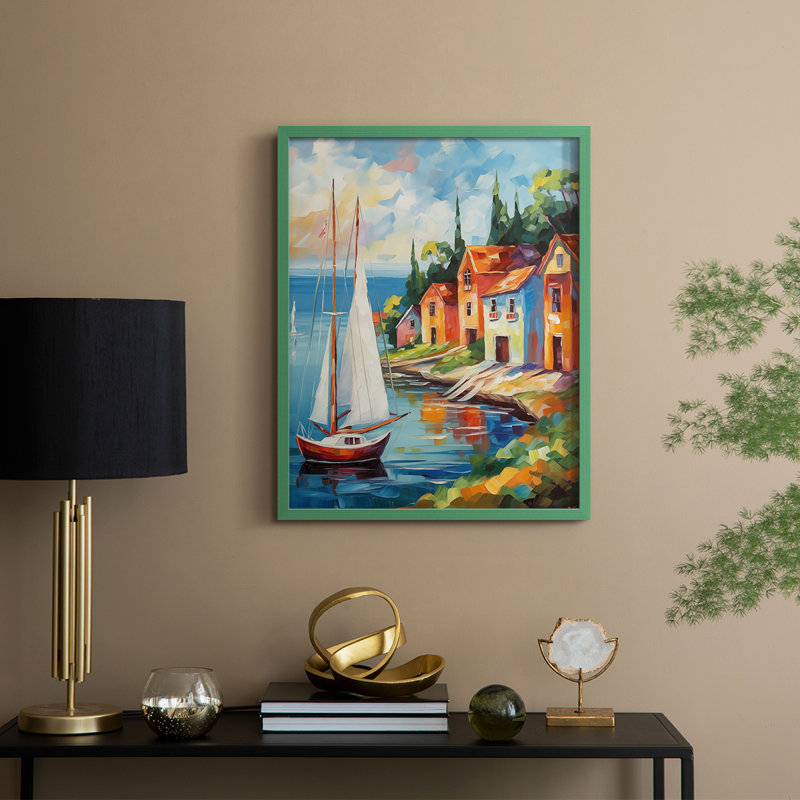 " LANDSCAPES Series CCLXIV ", Green, 30" H x 24" W