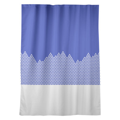 Panneau de rideau simple occultant et isolant avec passe-tringle mountain window Avicia