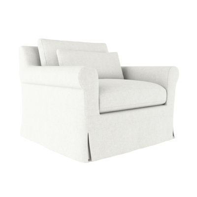 Transitional Skirted Chair