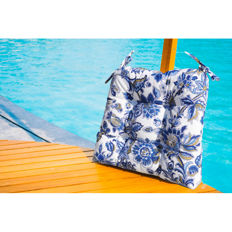 Single Seat Outdoor Cushion Patio, Blue