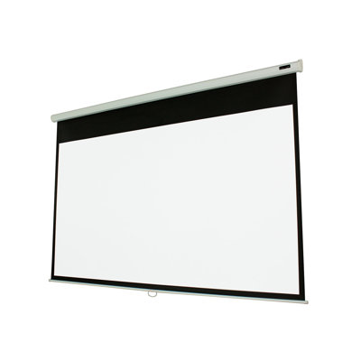 Écran de projecteur mural blanc / mural manuel
