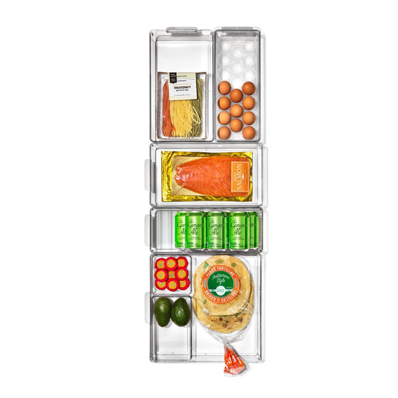 OXO Good Grips 8-Piece Refrigerator Organization Set
