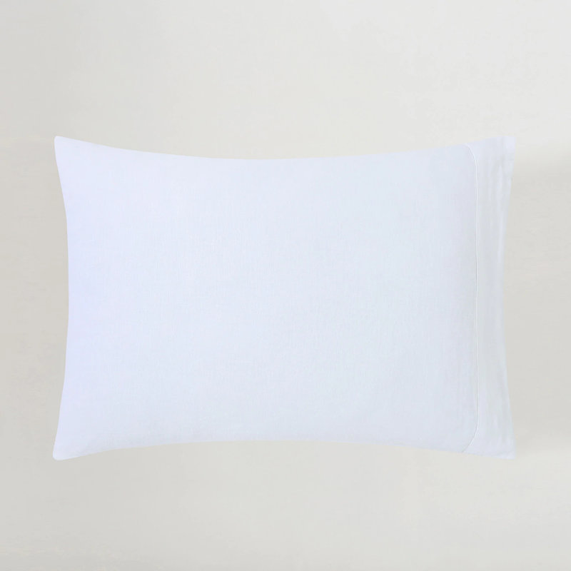 Ensemble de taie d'oreiller French Linen, 20 po x 29 po, Neige
