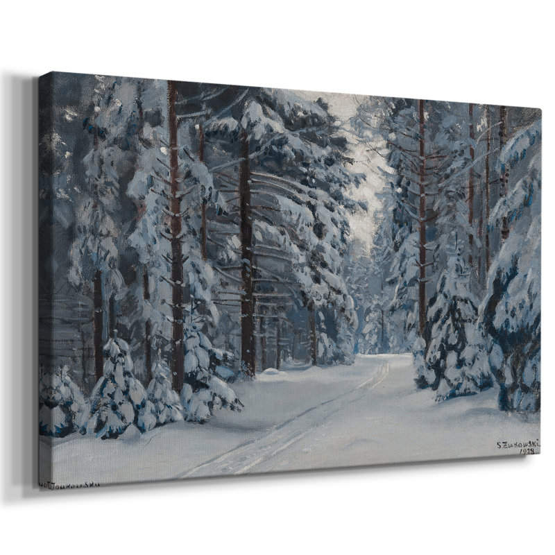 Paysage rétro - DCCLX III, H 19 po x l 28 po x P 1,5 po, Toile tendue