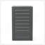 Table en forme de C CAPE CORAL ALU GRIS-1383093072