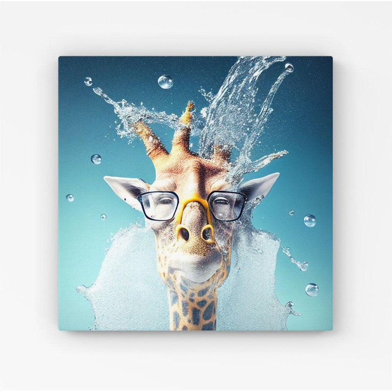 Giraffe - Wrapped Canvas Print