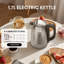 SUPERLEX 1.7L Stainless Steel Electric Tea Kettle