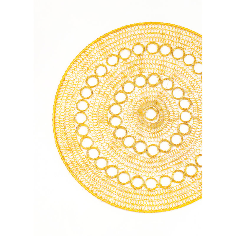 Celestial Rings Metal Placemat