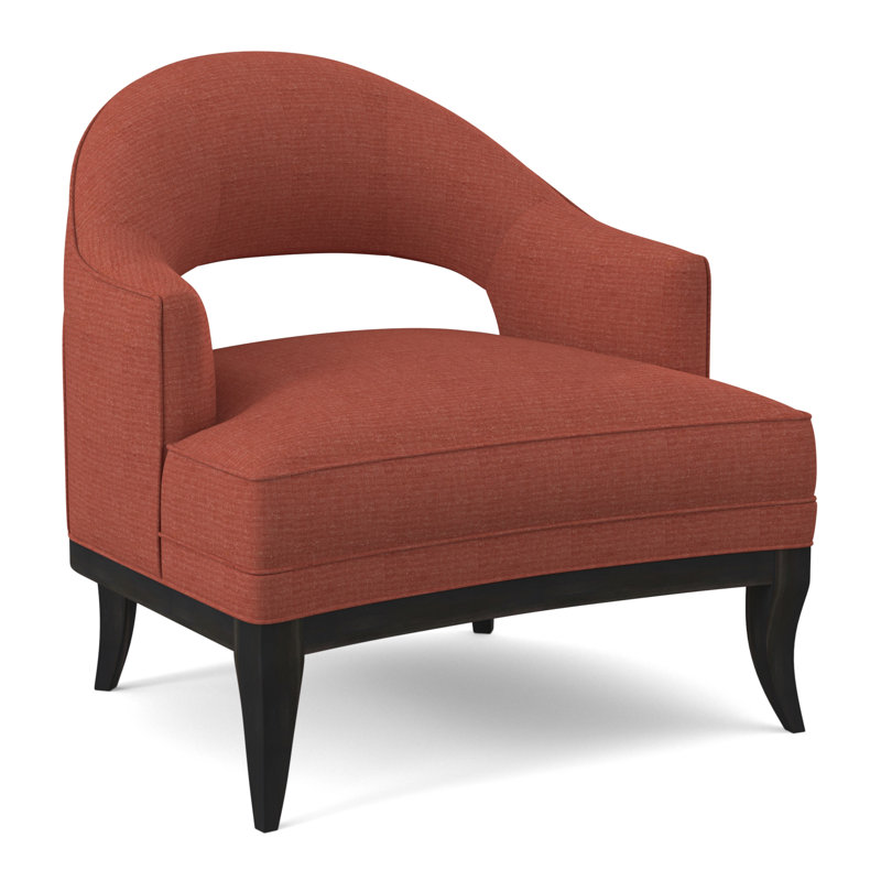 Mariposa Armchair, Bruges Linen, Espresso