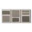 Neutral Color Block I - Toile tendue sur mesure avec châssis - 3 pièces-592477358