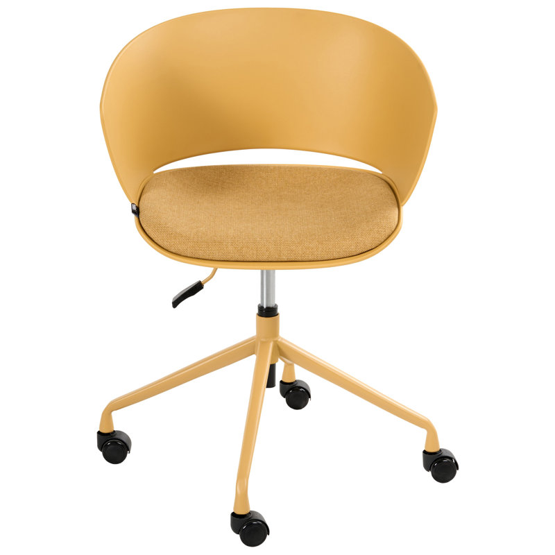 Polyester Office Chair, Yellow