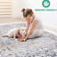 Tapis tissé 2 x 8 po / gris, teinté, sans perte de poils, ajoutant du charme au salon, à la chambre à coucher, à la salle à manger / au gris, idéal pour le bureau à domicile