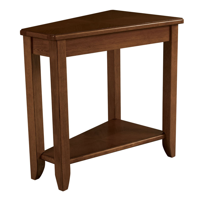 Table de bout avec rangement Ajai, Chêne