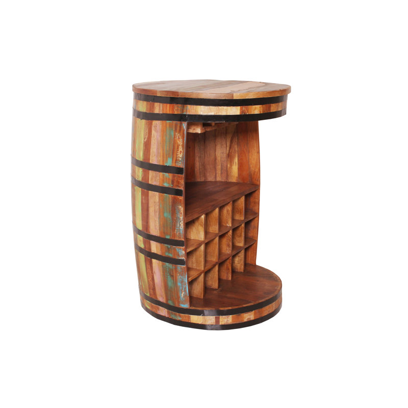 Kraker 67cm Solid Wood Wine Bar