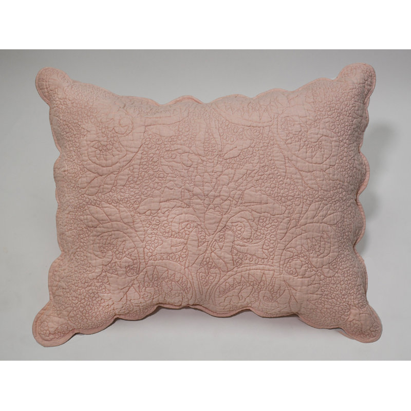 Baston Linen Sham, Standard, Pink