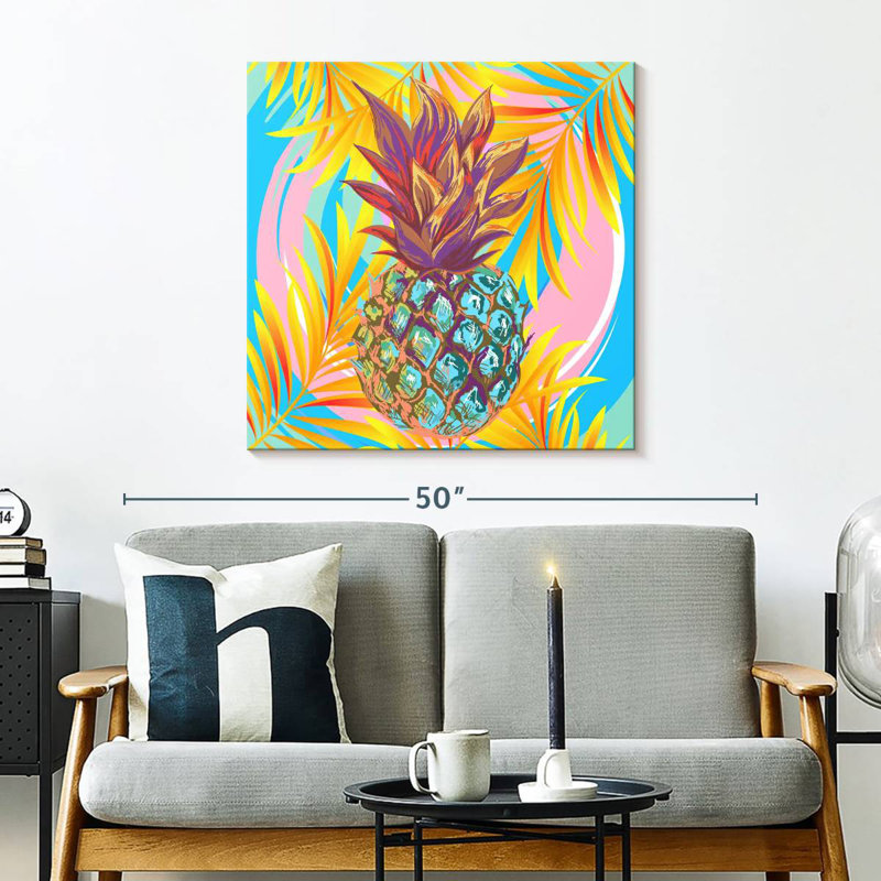 Ananas de palmier tropical Yarlin, H 30 po x l 30 po