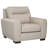 Barton Leather Sofa & Chair Set, Taupe
