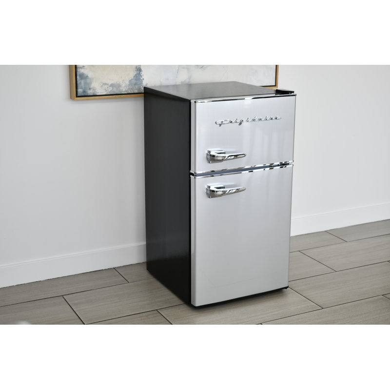Platinum Compact Stainless Steel Top-Freezer Refrigerator