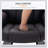 Massage Recliner Chair with Ottoman Footrest, 10 Vibration Points, 360° Swivel Reclining Chair