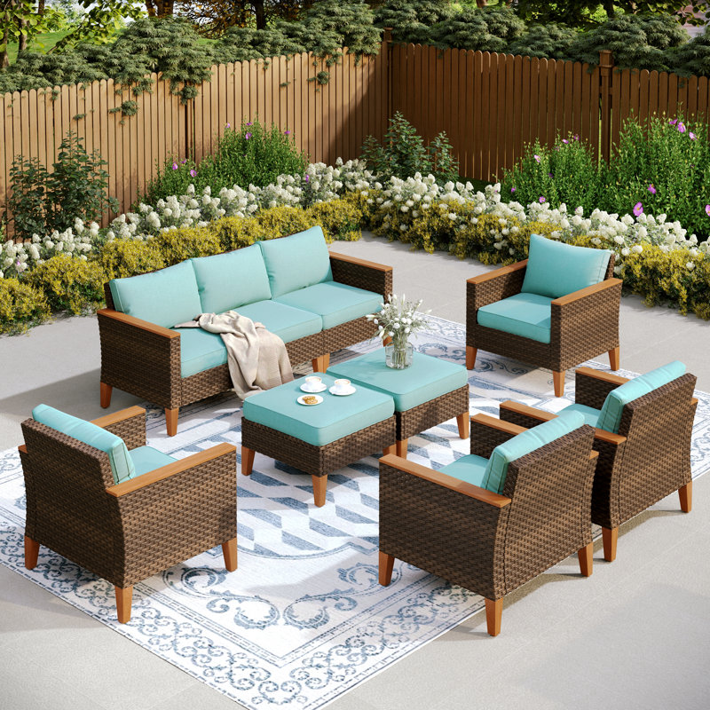 Ensemble modulaire d'extérieur Salem, Non, Bleu