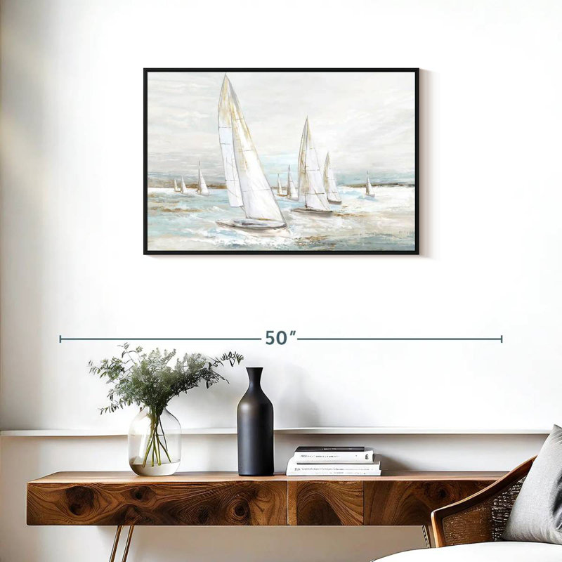 Mehar Windswept Sails I, 21" H x 31" W