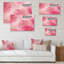 Fleurs roses abstraites, art moderne II, reproduction d'art sur toile-1775036890-1775036896