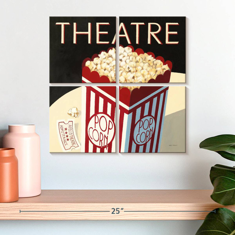 Yarlin Theatre Popcorn, 18" H x 18" W