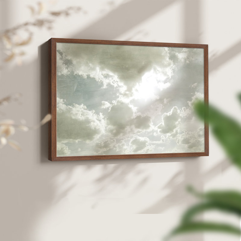 «Sky Scrapers II», reproduction encadrée, Noyer, H 22 po x l 28 po