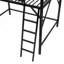 Lit mezzanine avec échelle, lit mezzanine en métal avec tablettes de rangement, lit mezzanine haut pour enfants adolescents-1161116462-1161116448