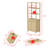 Farmhouse Tilt-Out Laundry Basket Cabinet With 2 Laundry Basket