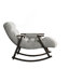 Chaise berçante pliante, chaise berçante rembourrée-558483942