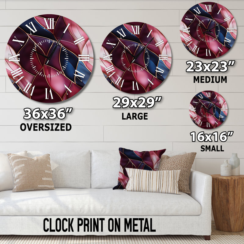 Horloge murale Radiant Glamour, Grand