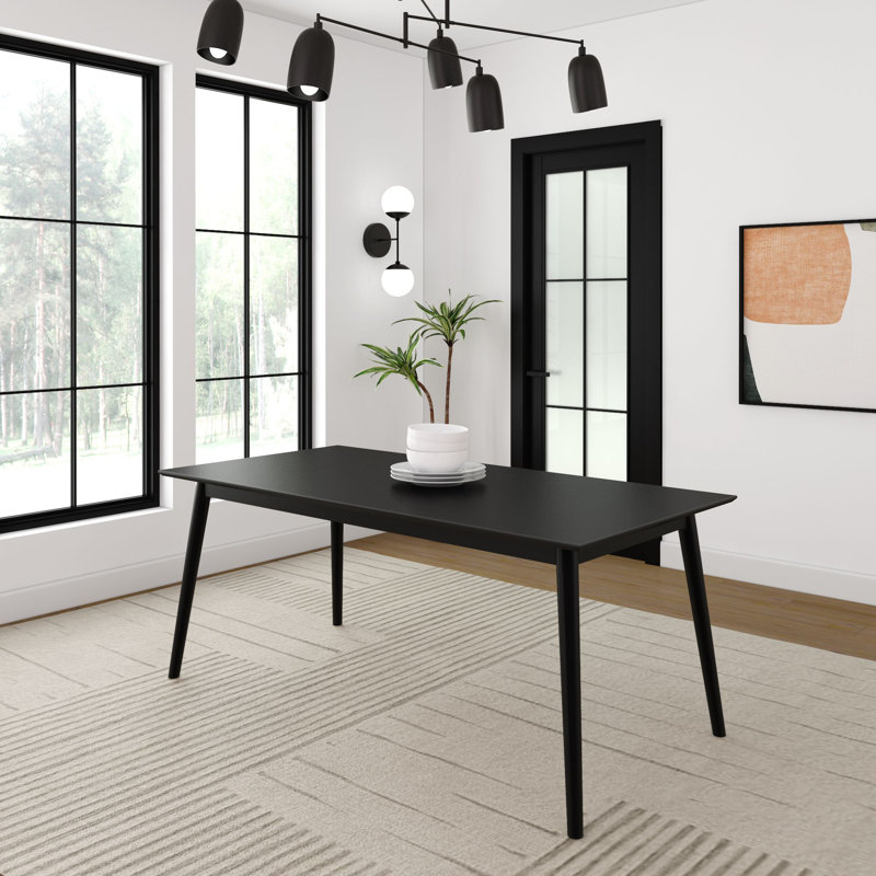 Rectangulaire Leaford L 72 po x l 35,75 po, Noir