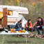 Table pliante 6 pi, table en plastique portative pour le camping, pique-niques, fêtes, table pliable à charge élevée
