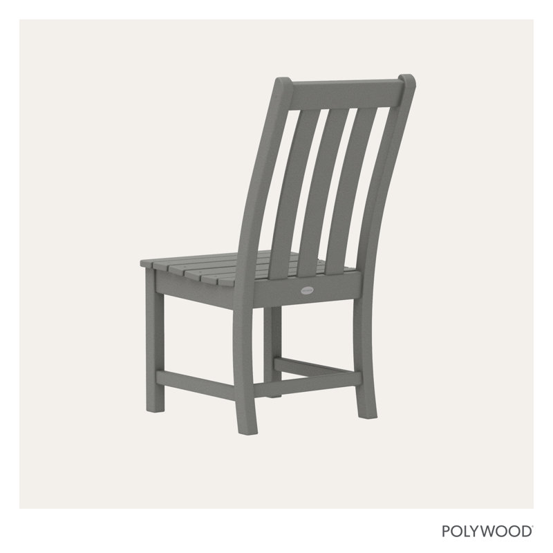 Chaise d'appoint POLYWOOD Vineyard, Gris ardoise