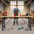 59.2'' W Manufactured Wood Top Height-Adjustable Workbench with Wheels