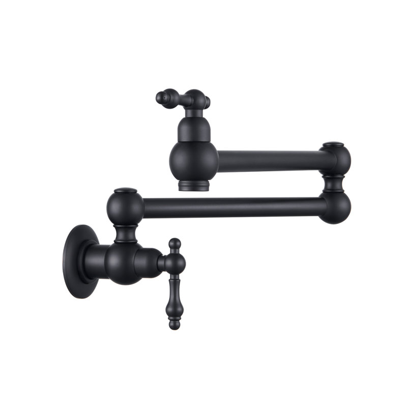 Waln Pot Filler Faucet, Matte Black