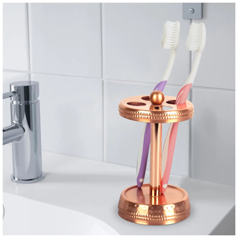 Porte-brosse à dents en cuivre martelé Mandurah
