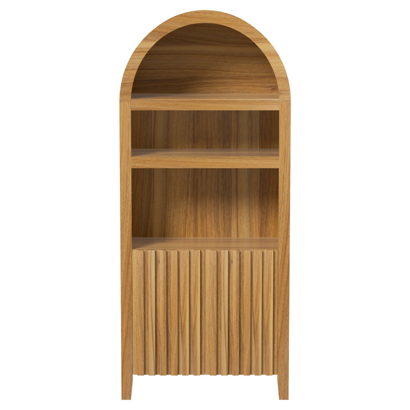 70.9" H Arched Display Cabinet, Nature