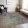 Machine Washable Indoor/Outdoor Christain ACN1360 Olive Rug